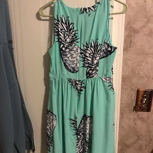 Crown & Ivy green pineapple dress!